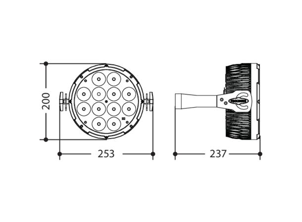 PROLIGHTS LUMIPAR12UQPRO5 LED Par - Bilde 6