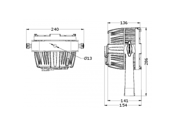 PROLIGHTS LUMIPAR7IP20D LED Par - Bilde 6