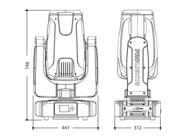 PROLIGHTS PANORAMAIPAB Moving head - Bilde 2
