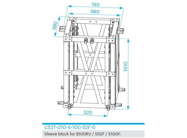 PROLYTE CT-Tårn Sleeveblock C52T-010 - Bilde 2