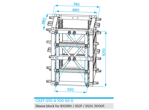 PROLYTE CT-Tårn Sleeveblock C52T-010 - Bilde 2