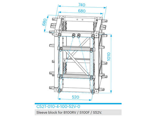 PROLYTE CT-Tårn Sleeveblock C52T-010 - Bilde 2