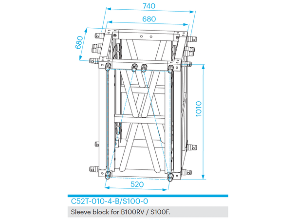PROLYTE CT-Tårn Sleeveblock C52T-010 - Bilde 2