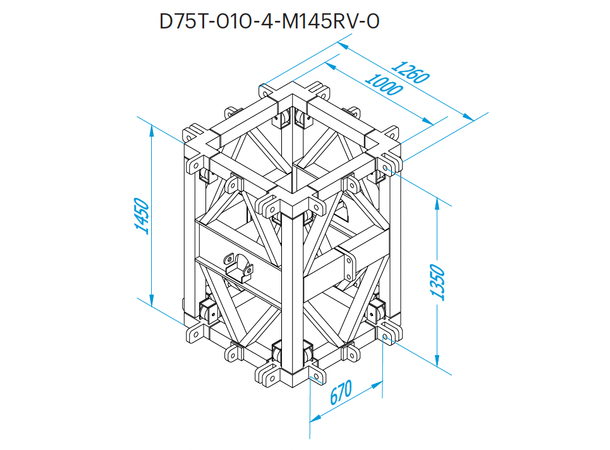 PROLYTE DT-Tårn Sleeveblock D75T-010 - Bilde 2