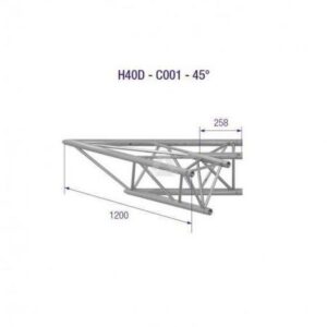 PROLYTE H40D-C001 Trekant hjørne