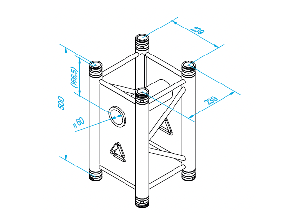 PROLYTE HT-Tårn Firkanttruss H30V-L050 - Bilde 3