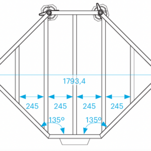 PROLYTE MPT-Tårn Ballastramme MPT-005