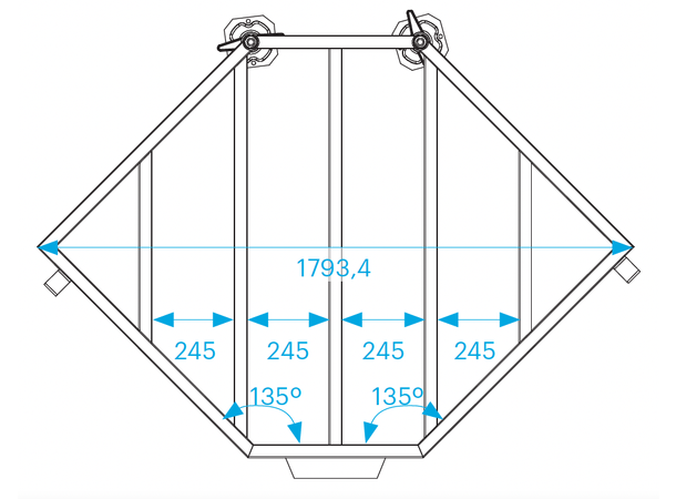 PROLYTE MPT-Tårn Ballastramme MPT-005 - Bilde 2