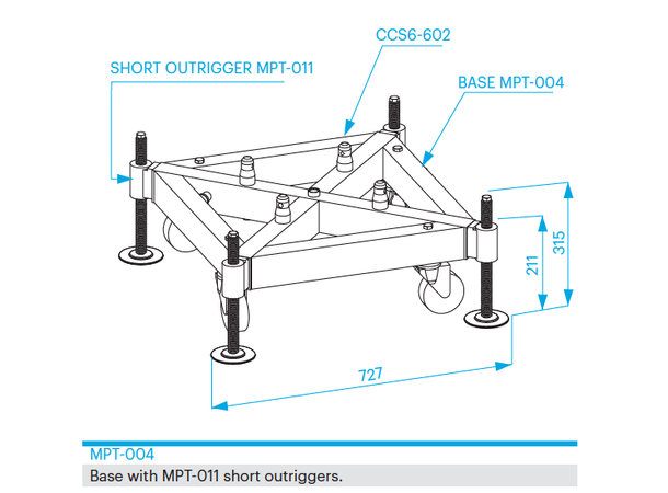 PROLYTE MPT-Tårn Tårnbase MPT-004 - Bilde 2