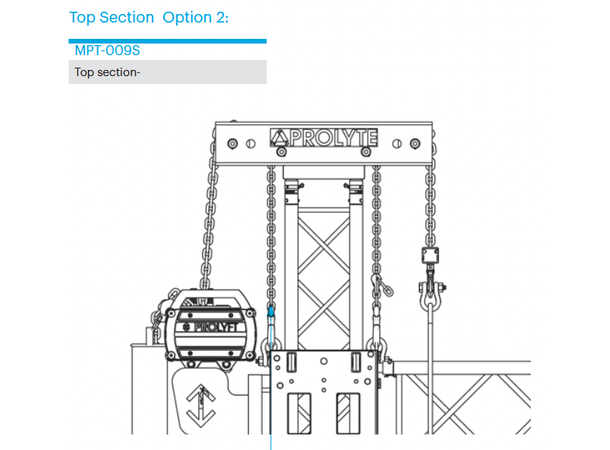 PROLYTE MPT-Tårn Toppstykke MPT-009S - Bilde 2