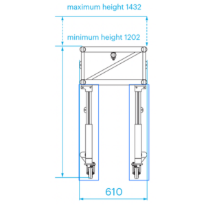 PROLYTE S36PRD1-L244 Trussdolly, 2-delt