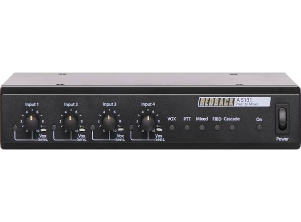 REDBACK A5131 4-kanals mikser m/priority
