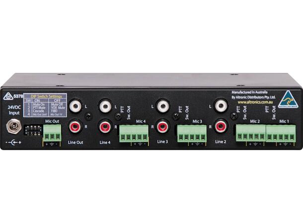 REDBACK A5131 4-kanals mikser m/priority - Bilde 2