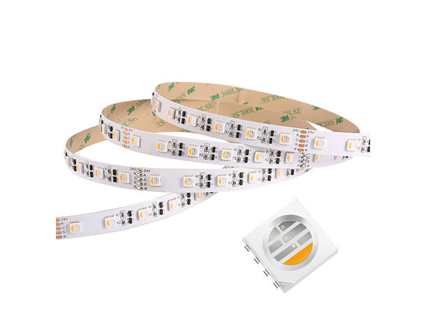 SBL 24V RGB+WW LED Strip, 11W/m