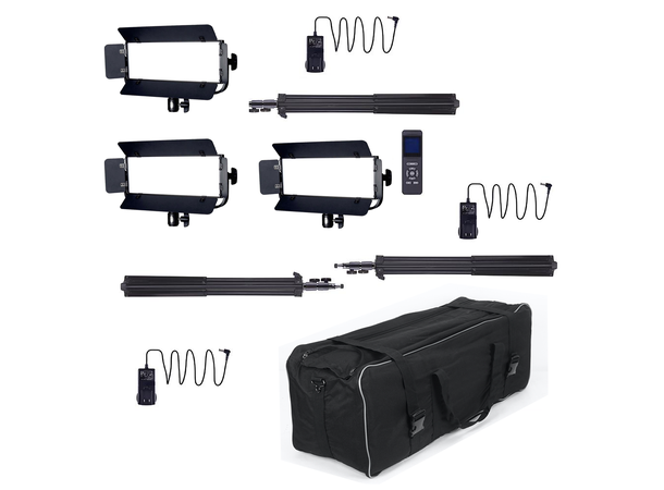 SBL Kit med 3 stk. 30W Softlightpanel