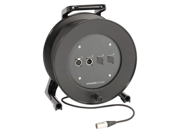 SOMMER SCDYG Mikrofonkabel, 50m, sort