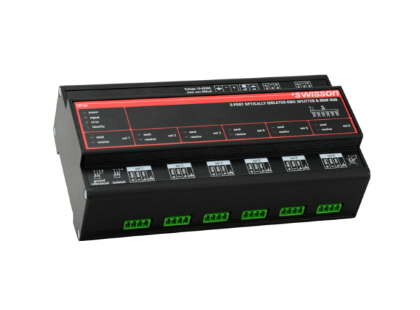 SWISSON ISP-6R-RJ45 DMX/RDM Splitter - Bilde 3