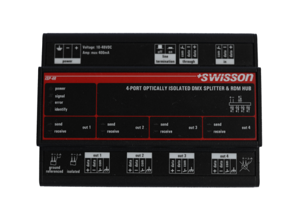 SWISSON ISP-6R-RJ45 DMX/RDM Splitter - Bilde 2