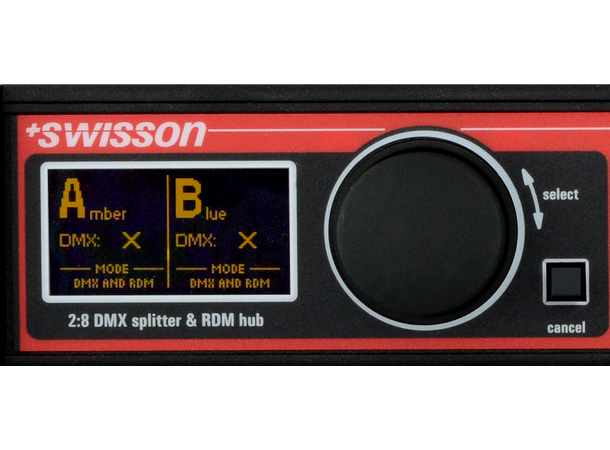 SWISSON XPD-28-3R DMX/RDM Splitter - Bilde 3