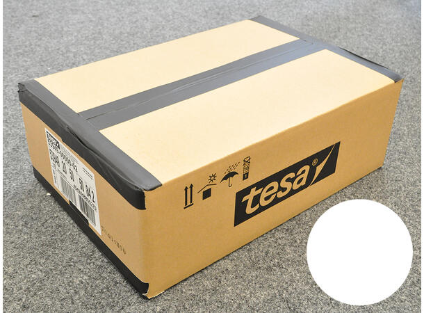 TESA 53949 Gaffa, hvit, 1 kartong