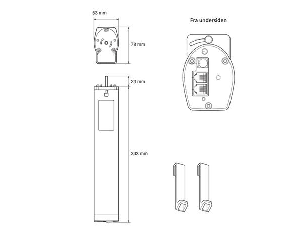 TOSO TI-8040 Motorisert skinne, 550cm, t - Bilde 8
