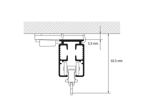 TOSO TI-8040 Motorisert skinne, 700cm, t - Bilde 4
