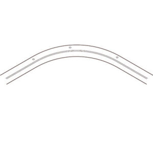 TOSO Theatrac Bue 500 mm, radius 90°