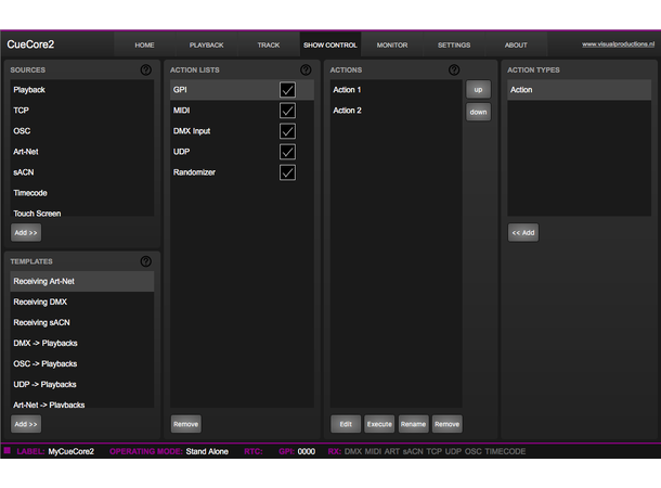 VISUAL PRODUCTIONS CueCore2 - Bilde 3