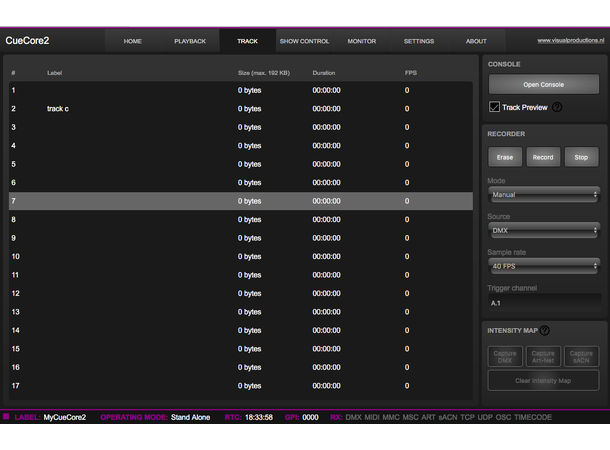 VISUAL PRODUCTIONS CueCore2 - Bilde 4