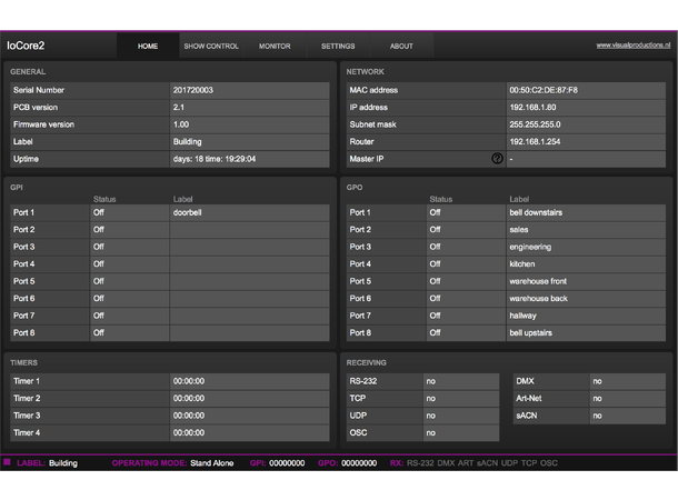 VISUAL PRODUCTIONS IoCORE2 - Bilde 5