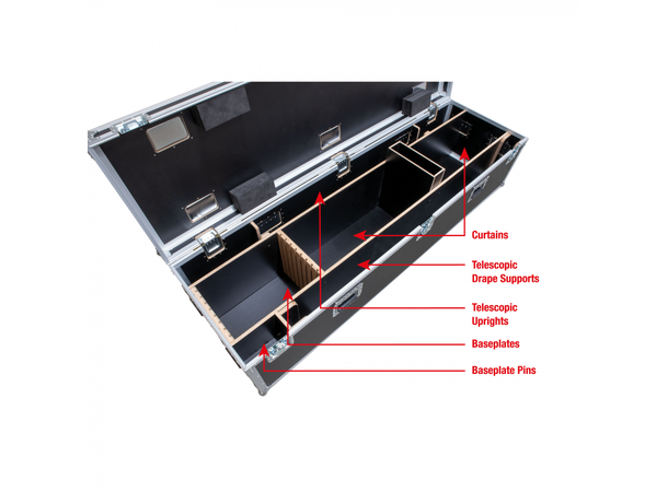 WENTEX Pipe & Drape kit 180-300cm - Bilde 4