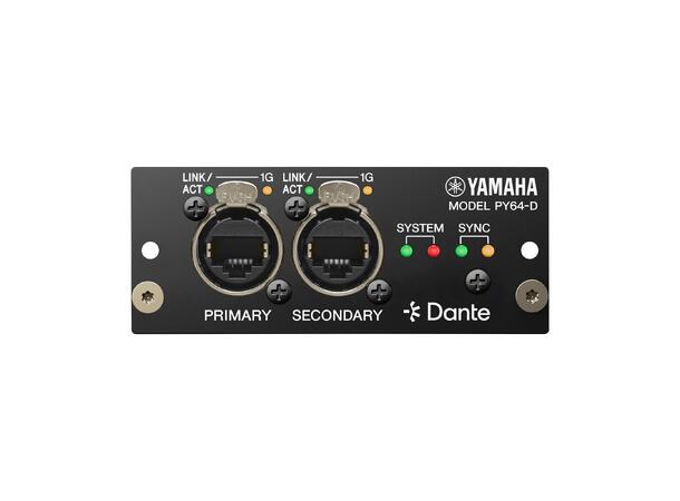 YAMAHA PY64-D Dante interface Card