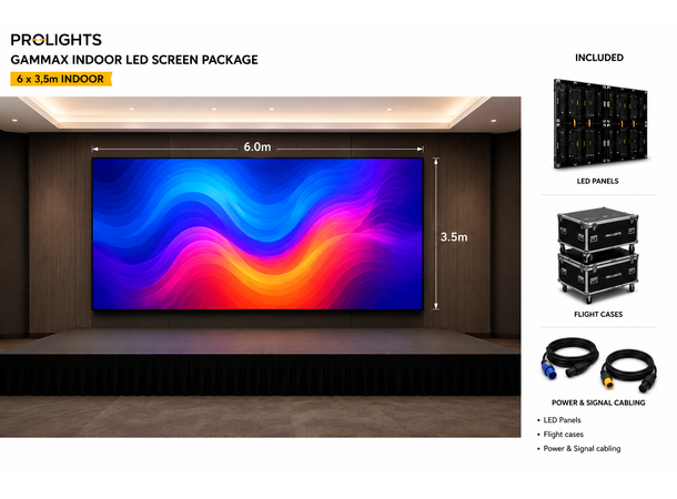 PROLIGHTS LED Skjerm 6 x 3.5m