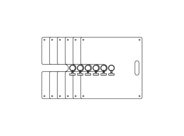 DOUGHTY baseplate for Ø48mm rør - Bilde 4