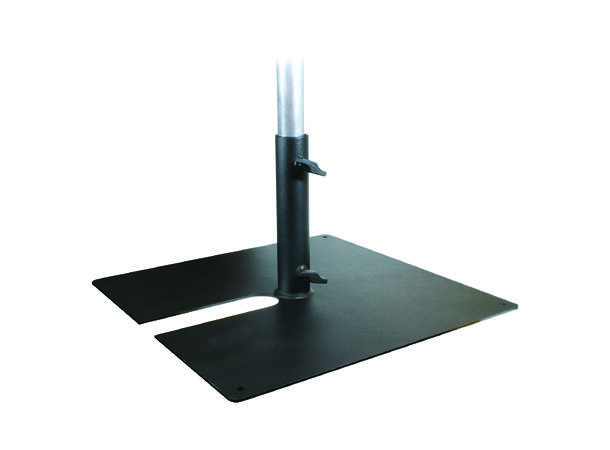 DOUGHTY baseplate for Ø48mm rør