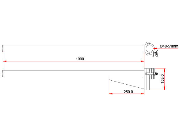 DOUGHTY heavy duty boom arm - Bilde 2
