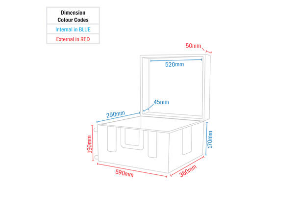 ELUMEN8 Rock Box 12 Utility Trolley Case - Bilde 3