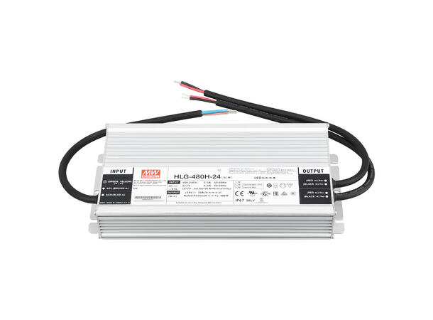 MEANWELL Strømforsyning 24VDC, 480W - Bilde 6