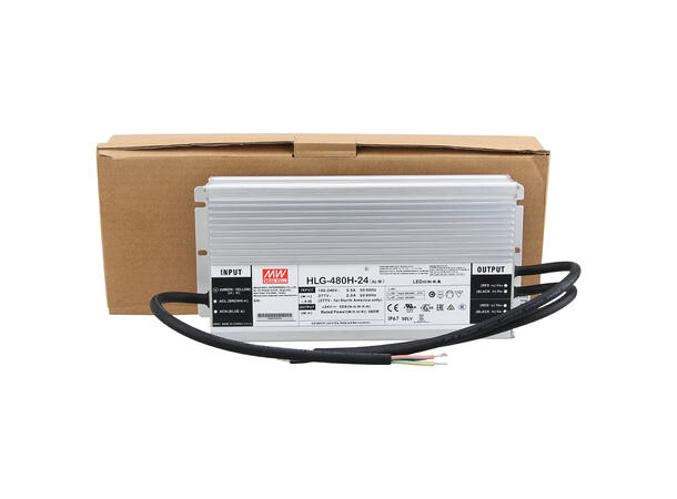 MEANWELL Strømforsyning 24VDC, 480W - Bilde 8
