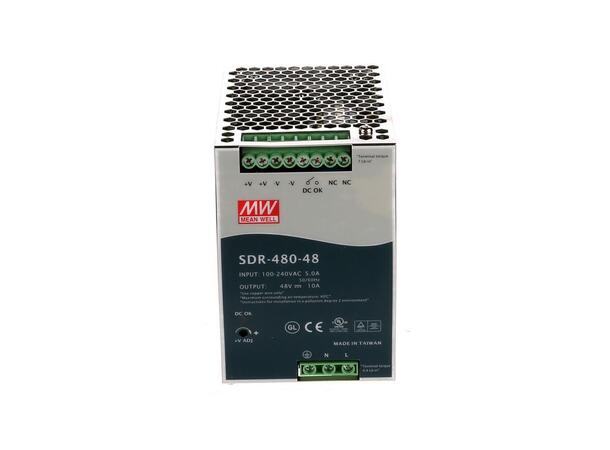 MEANWELL Strømforsyning 48VDC, 480W