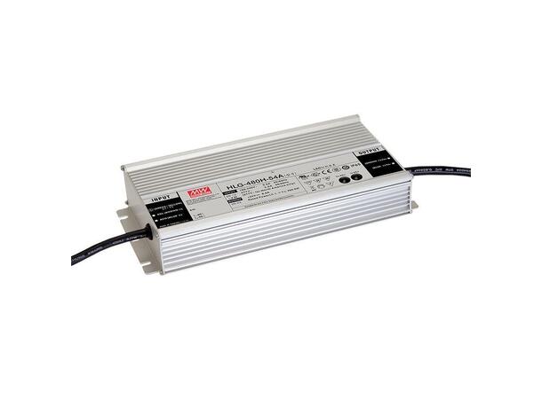 MEANWELL Strømforsyning CV+CC 480W, IP65