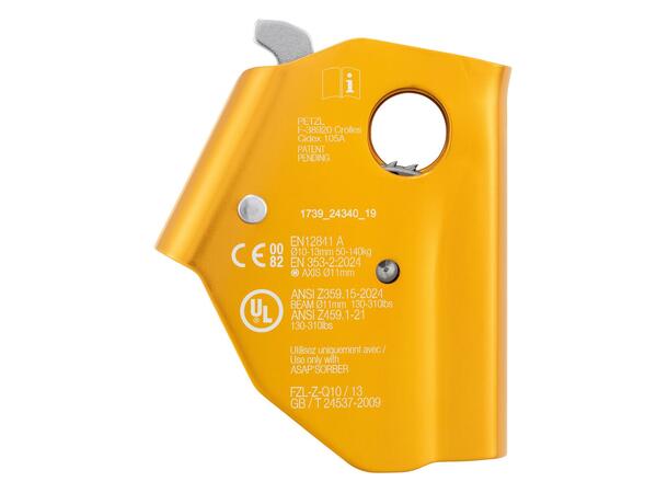 PETZL ASAP Løpebrems for tau - Bilde 2