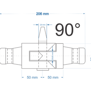 PROLYTE CCS7-H-90 Hengsel  90°