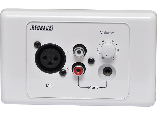 REDBACK A4931 Veggpanel, Volum/Kilde