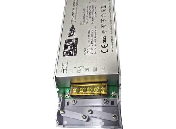 SBL DMX 4ch, 200W, PSU& LED  DRIVER, 24V - Bilde 3