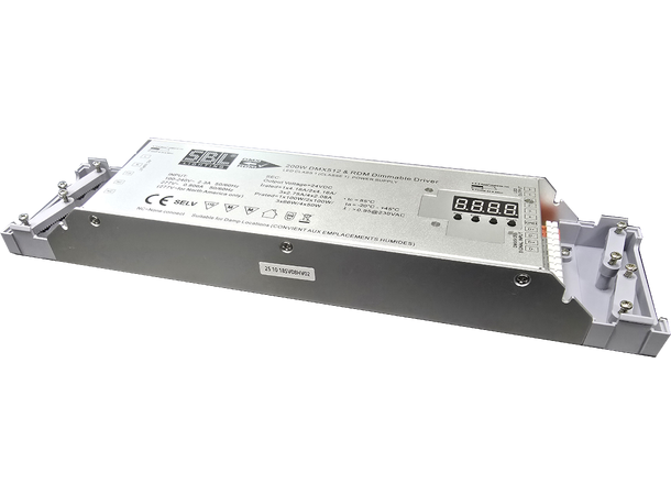 SBL DMX 4ch, 200W, PSU& LED  DRIVER, 24V - Bilde 4