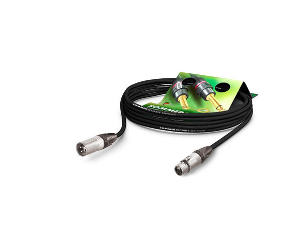 SOMMER PRMFU Mikrofonkabel, 50m, sort