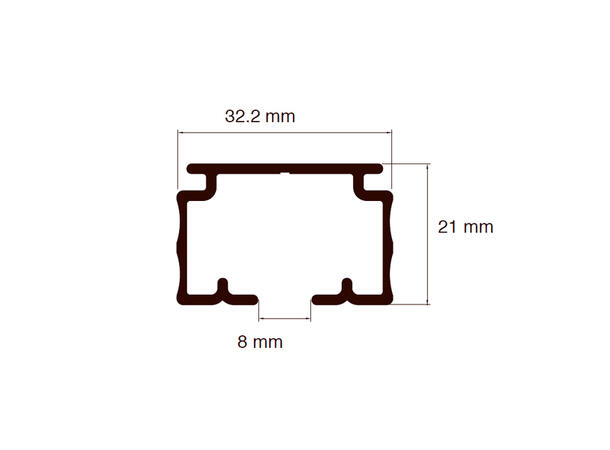 TOSO Supertrac Skinne Sort 6m - Bilde 4