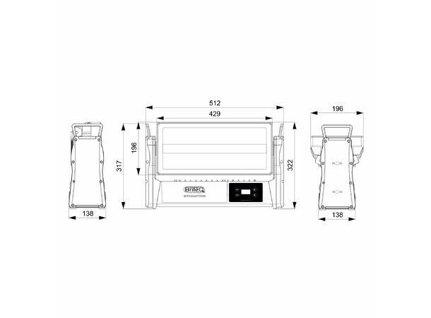 BRITEQ BTI-RAPTOR Moving strobe, IP65 - Bilde 10