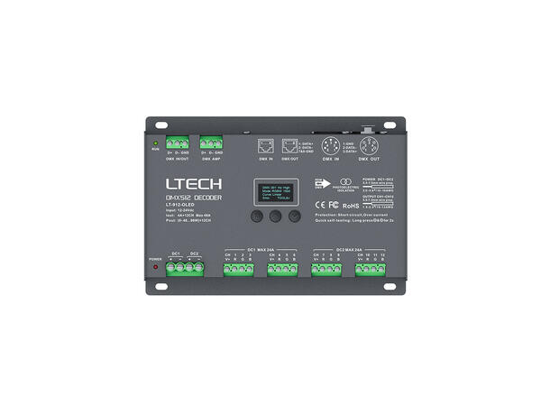LTECH LED driver 12 kanaler, DMX - Bilde 2